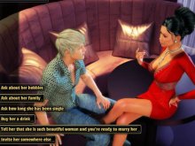 Virtual video sex game with sexy Gina date